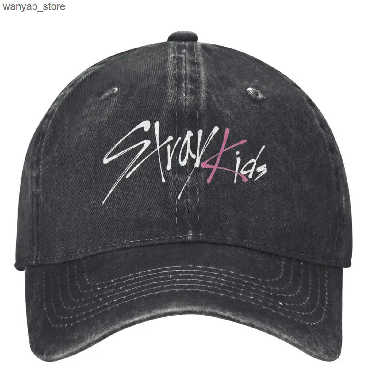 Ball Caps Neutral Kpop StrayKid Maximum Baseball Hat Retro Distressed Washed Casquette Dad Hat Adjustable L240910