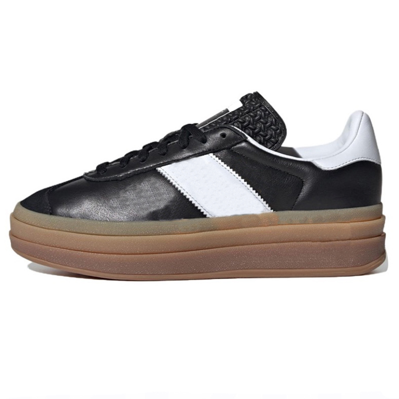 Designer Running Shoes Womens Platform Bold Cream Green Suede Leather Pink Glow Gum White Black Red Blue Yellow Flat Trainers Plate-forme Sneakers siz