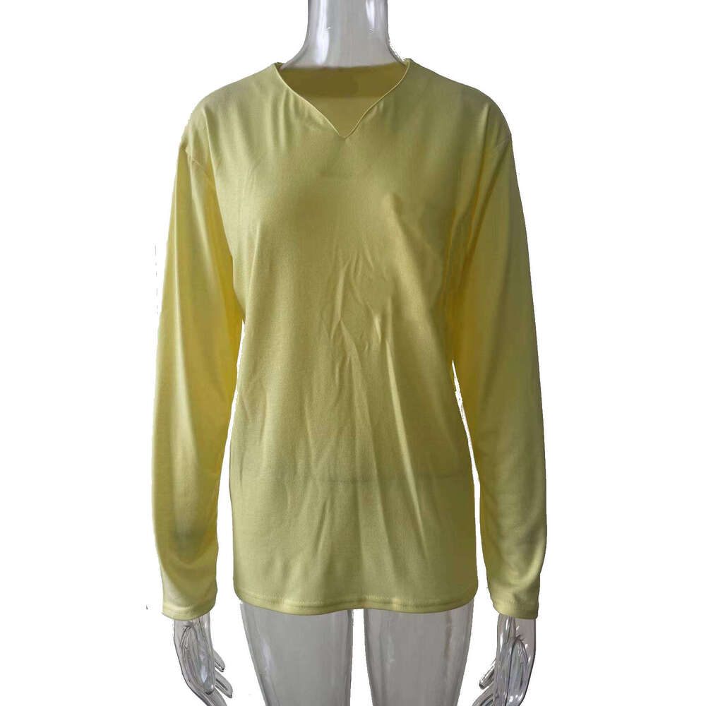 New Plus Size Sports T-Shirt For Men, Elastic Long Sleeved Autumn V-Neck Trendy Clothing, Fashionable And Casual Temperament B4