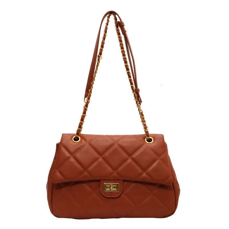 Advanced Texture Bag For Women, Large Capacity, Autumn And Winter New Fashion, Dia Grid Chain, Commuting Crossbody, Wandering B2