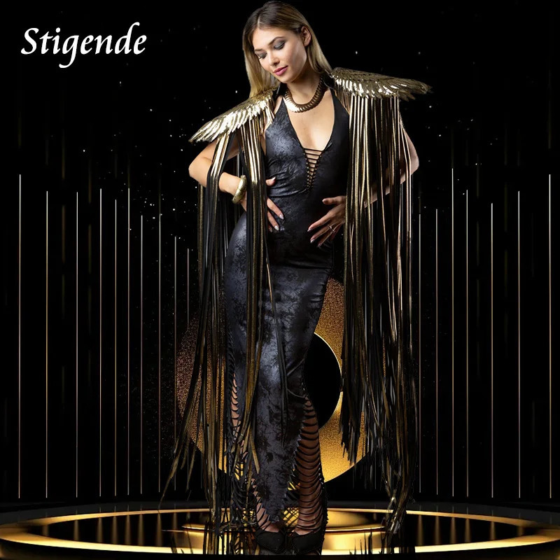 Sequin corner wing party dress raincoat womens fashion role-playing clothing accessories 241128