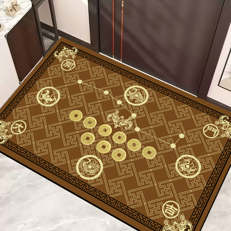 Entrance Door Mat Seven Stars Nine Luck Door Mat Household Non-slip Floor Mat Five Elements Fortune Door Mat Fortune Carpet