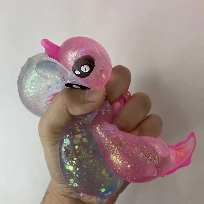 Axolotl Fidget Toy Slow Rising Stress Ball Fidget Toys Axolotl Squeeze Fidget Toy Antistress Toy For Girls Boys Birthday GiftsXJ241129