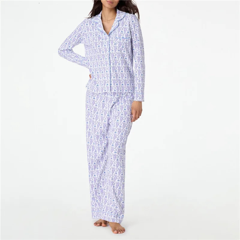 2025 Designer Roller Rabbit Monkey Preppy Pjs Cute Pj Women's Pants Y2k Long Sleeve Pamas Set 2-piece Casual Clothing