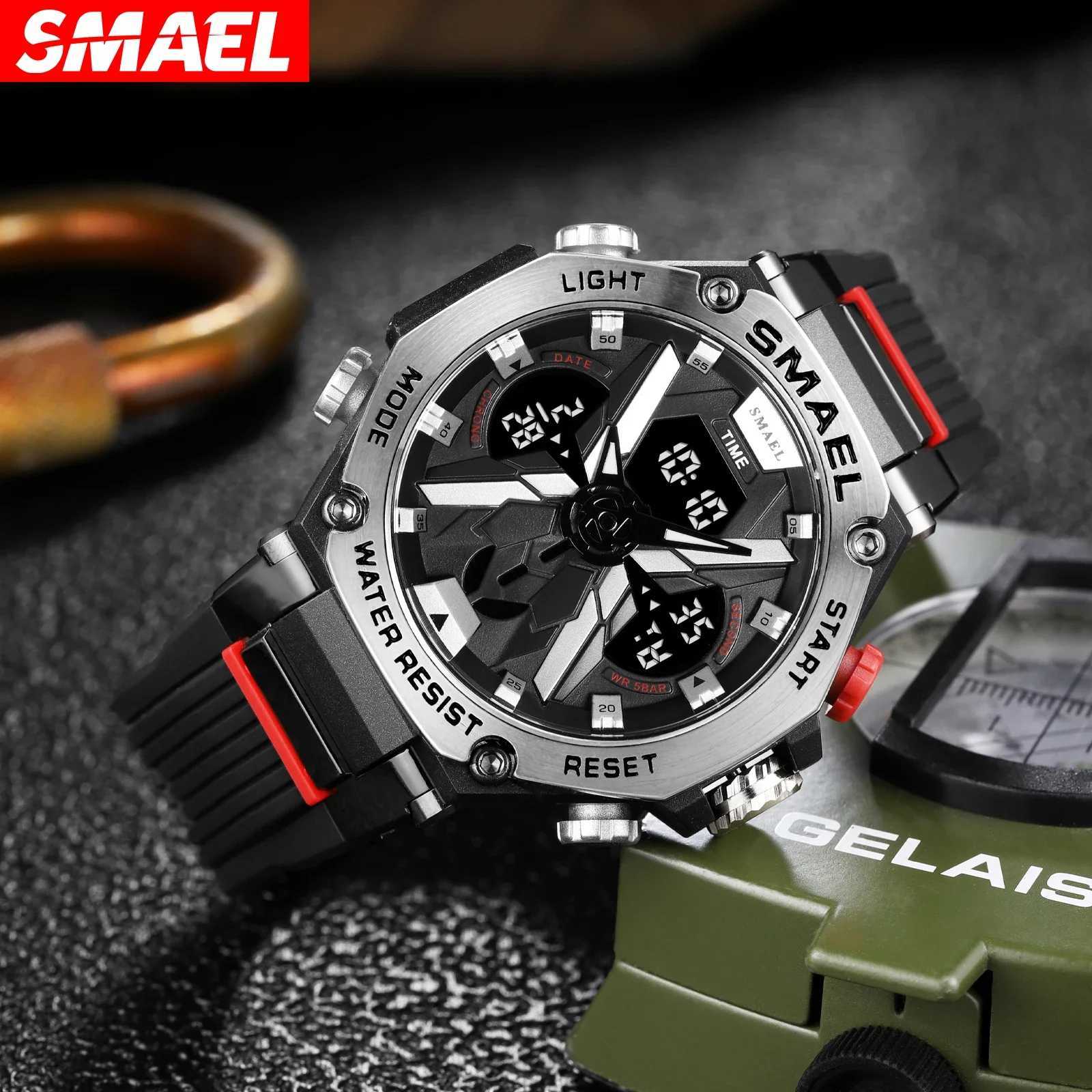 SMAEL Electromagnetic 8087 alloy mens mtifurantional sports waterproof M241128