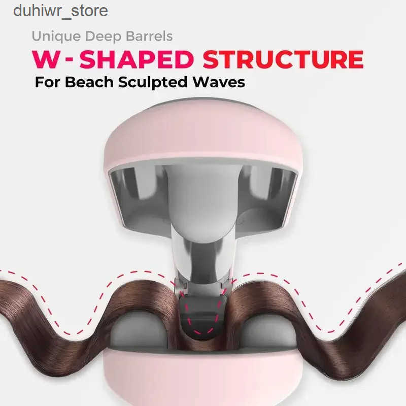 Curling Irons TYMO ROVY Wave curved iron used for easy and comfortable styling negative ion hair brush and comfortable handle J241129