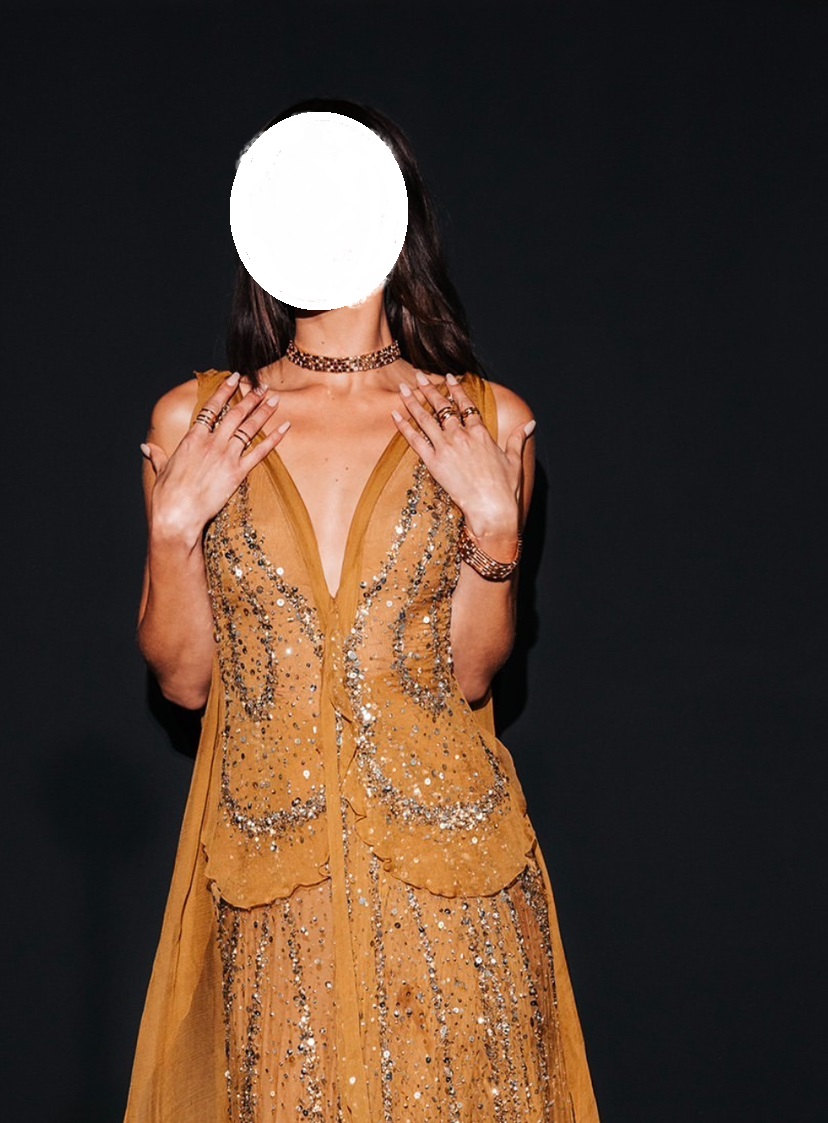 Sexy Gold Sequin Prom Long Ladies Deep V Neck Or Length Evening Birthday Beauty Pageant Party Dress