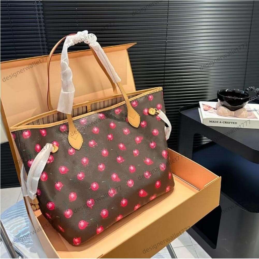 10A Womens designer bag Fashion Handbag tote bags Wallet Leather Messenger Shoulder cherry Womens Bag Large Capacity Composite Shopping Bag purse high quality