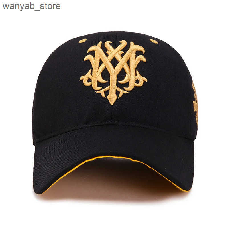 Ball Caps Totem Embroidered Baseball Hat Fashion Mens Baseball Hat Spring/Summer Snap Hip Hop Hat Adjustable Flame Sun Shadow Hat L240910