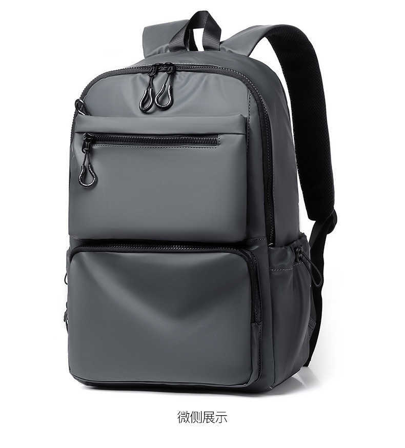 Men's Casual Backpack, Business Computer Bag, Korean Version, Fashion Trend, Student Travel Backpack 241129
