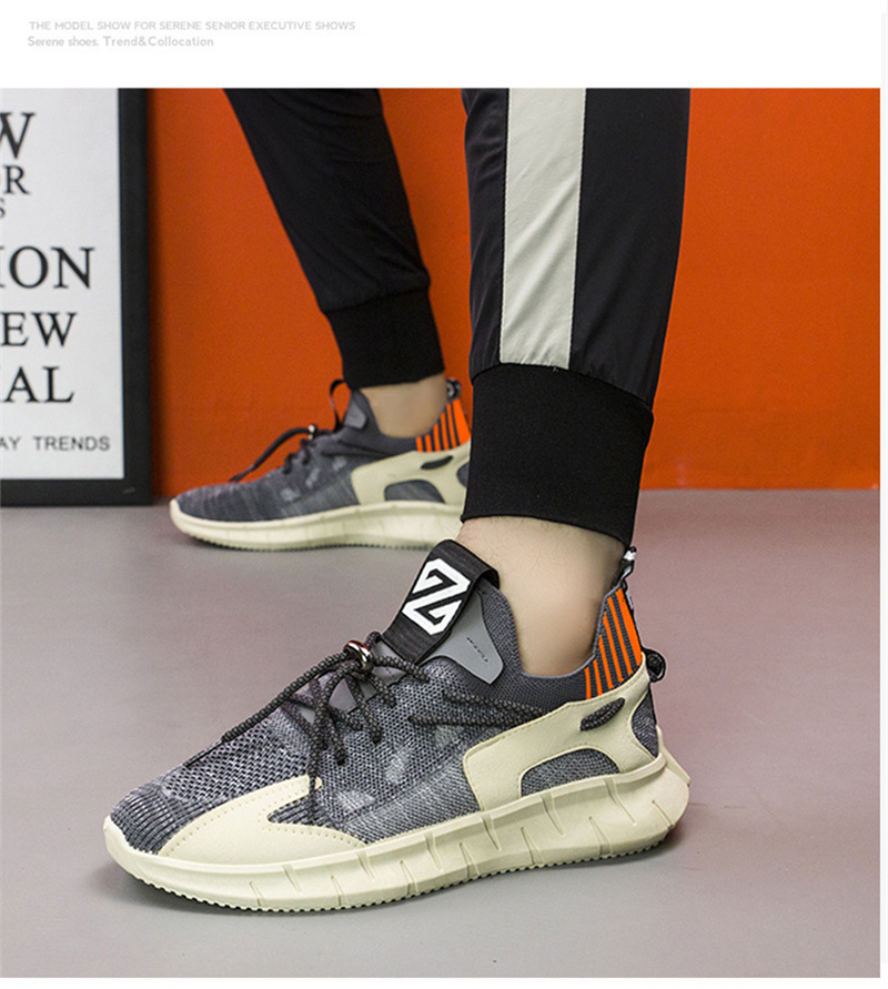Spring New Ddmysports Fashion Trend Sports Breathable Casual Men S Grey Shoes GAI Outdoor hoes