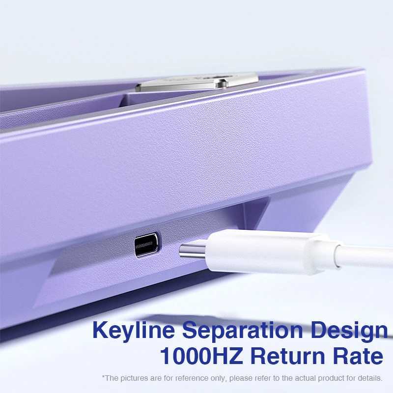 LEOBOG Hi75 75 75% custom bare board keyboard wire aluminum keyboard kit RGB backlight pad structure game grade metal base Y241126