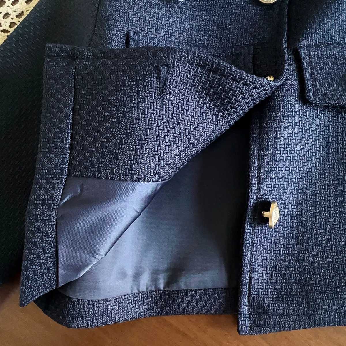 Clothing Sets Childrens Clothing Sets Lapel Single Breasted Coat + Pleated Skirt Kids Clothes Girls Winter Clothes for 2 To 7 Years Boutique Y2411290Z