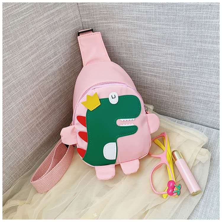 Childrens Backpack Dinosaur Chest Bag Boys and Girls Shoulder Messenger Bag Cartoon Cute Mobile Coin Purse