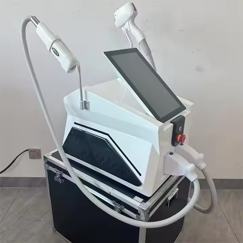 High Quality 2IN1 Picosecond Black Doll 1320nm Laser Pores Shrink Tattoo Removal Diode Hair Removal Machine