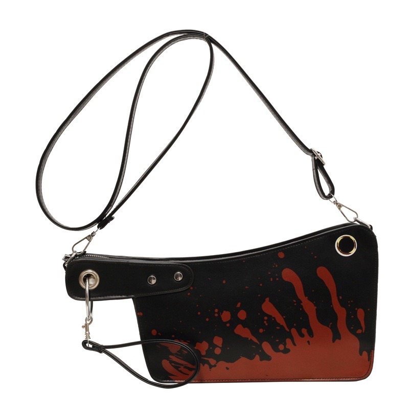 New personalized creative kitchen knife, niche design sense, shoulder bag, Halloween New funny fashion commuting crossbody bag