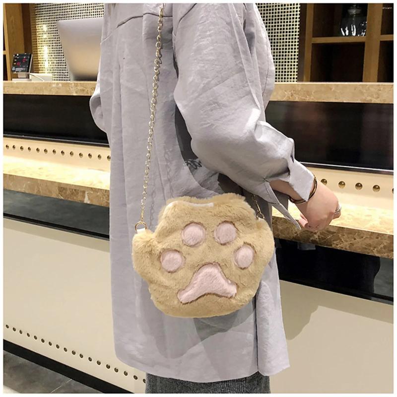 Free Shipping Totes Cute Bear Small Crossbody Bags Girls Zipper Shoulder Bag Soft Plush Coin Purse Handbags Designer Bag Luxury Bag Tote Bag
