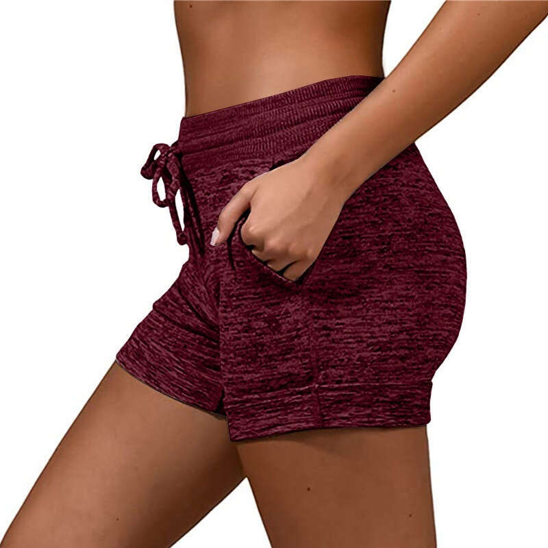European American Women's Underwear, Quick Drying Short Yoga Exercise, Hip Lifting, High Waist, Elastic Trend Clothing, Fashionable And Casual Te