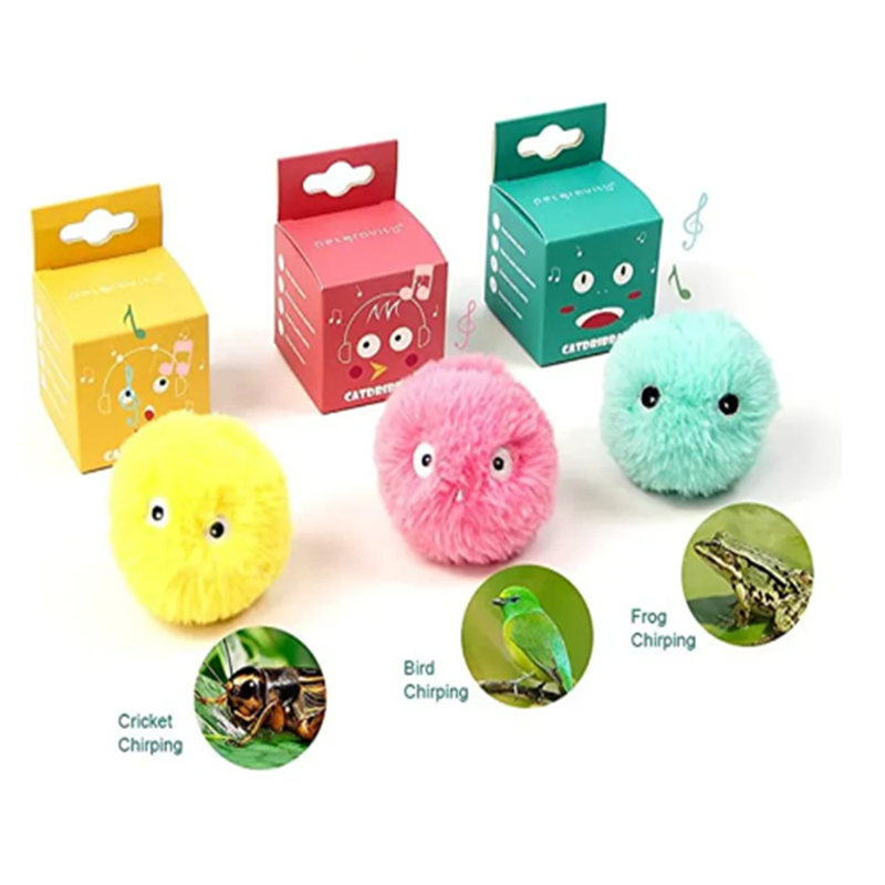 Cat toys touch making sounds attracting gravity calling balls teasing cat balls cats themselves relieving boredom toys such as catnip
