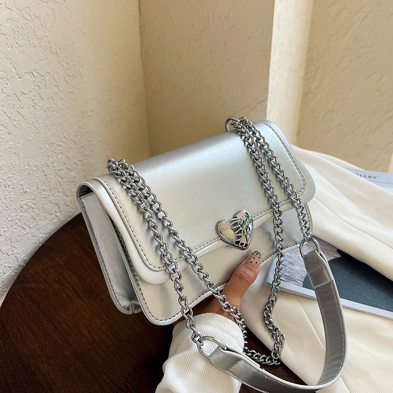 Love Women's Bag Chain Shoulder Bag Casual Fashion Armband Designer Small Square Bag