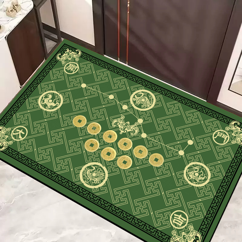 Entrance Door Mat Seven Stars Nine Luck Door Mat Household Non-slip Floor Mat Five Elements Fortune Door Mat Fortune Carpet