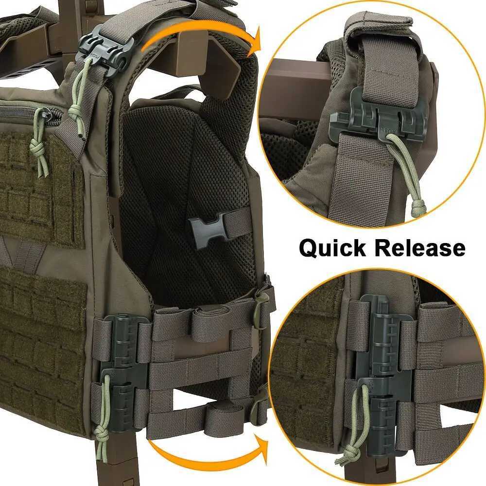 Outdoor 3.0 tactical hunting vest K9 onboard MOLLE quick release quick adjustment Cummerbun CS Airsoft combat equipmentW241128