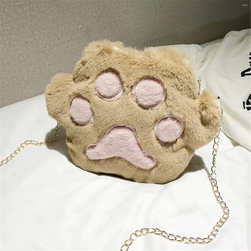 Free Shipping Totes Cute Bear Small Crossbody Bags Girls Zipper Shoulder Bag Soft Plush Coin Purse Handbags Designer Bag Luxury Bag Tote Bag