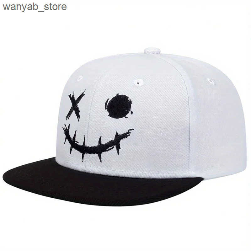 Ball Caps Pumpkin Embroidered Grimace Halloween Baseball Hat Womens Adjustable Snap Funny Hat Womens Hip Hop Hat Dad Hat L240910