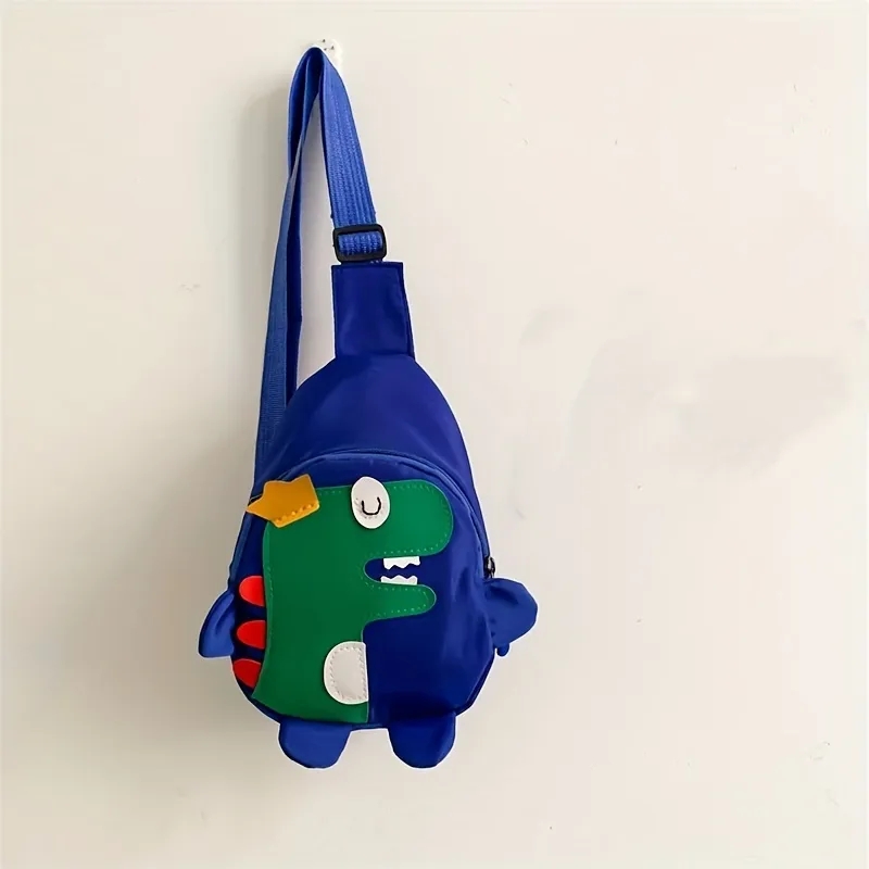Childrens Backpack Dinosaur Chest Bag Boys and Girls Shoulder Messenger Bag Cartoon Cute Mobile Coin Purse