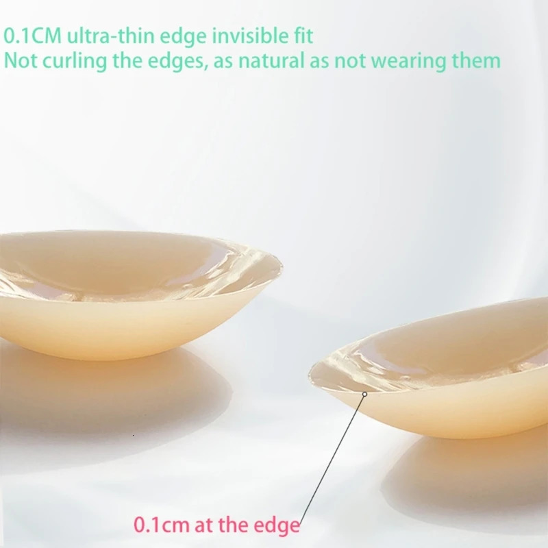 2Pair silicone breast enhancement tape adhesive brass adhesive push up brass invisible shoulder strap back brass paste soft cushion cover 240429
