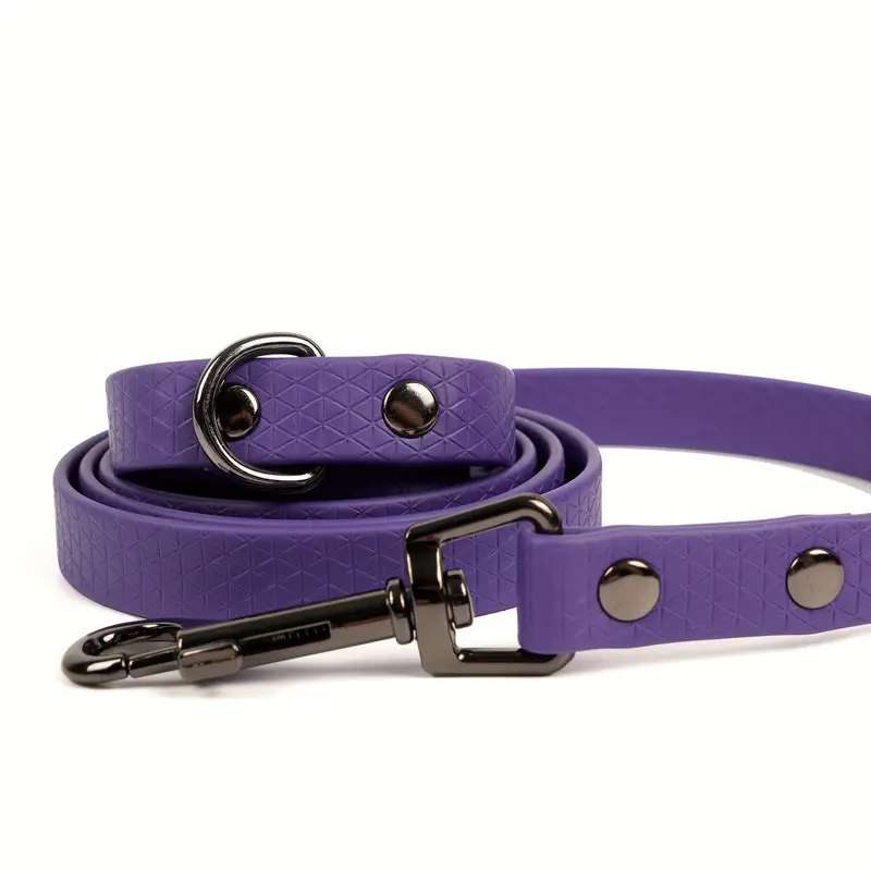 High-Quality 1.5'' Textured Dog Lead with Triangle Design
