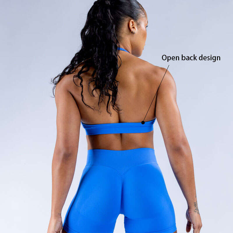 HAUT SHARK 2 Piece Women Seamless Yoga Set Sportswear Sleeveless Gym Cropped Top High Waist Leggings Workout Activewear