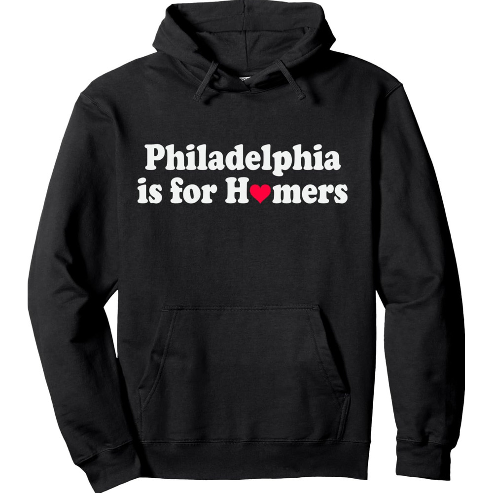 Hoodie for Mens Womens Philadelphia Is For Homers Red Heart Love Men Philly Pullover Hoodie Graphic Hoodies sweatshirt Leisure simplicity