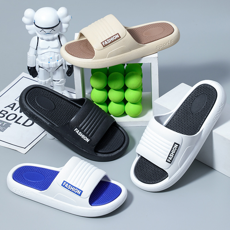 sports outdoor summer New men's wear indoor home thick soled bathroom anti slipoutdoor cool slippers for men Lhshoe slip