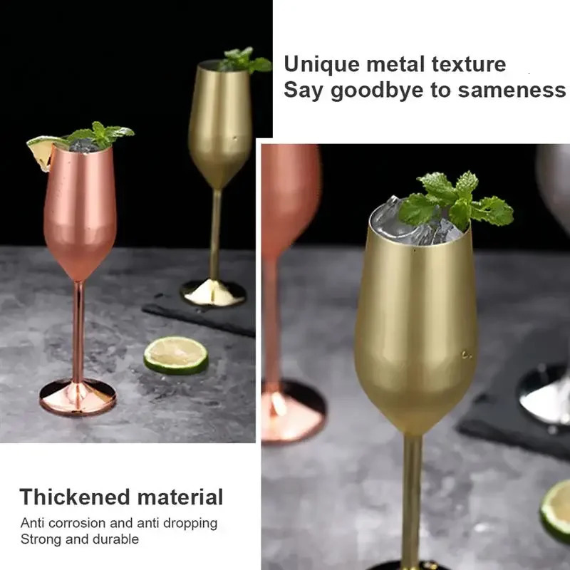 High Quality Electroplated Gold Glass Cup Grade Crystal Champagne Mug Drinking Glasses for Drinks Wineglass Wine Cups 241128