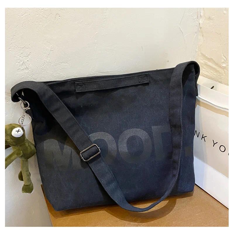 2025 NEW Evening Bags Canvas Women Messenger Bag Female Art Vintage Big Shoulder Satchels Haruku Fashion Hip Hop Large Student Crossbody School zhanyi