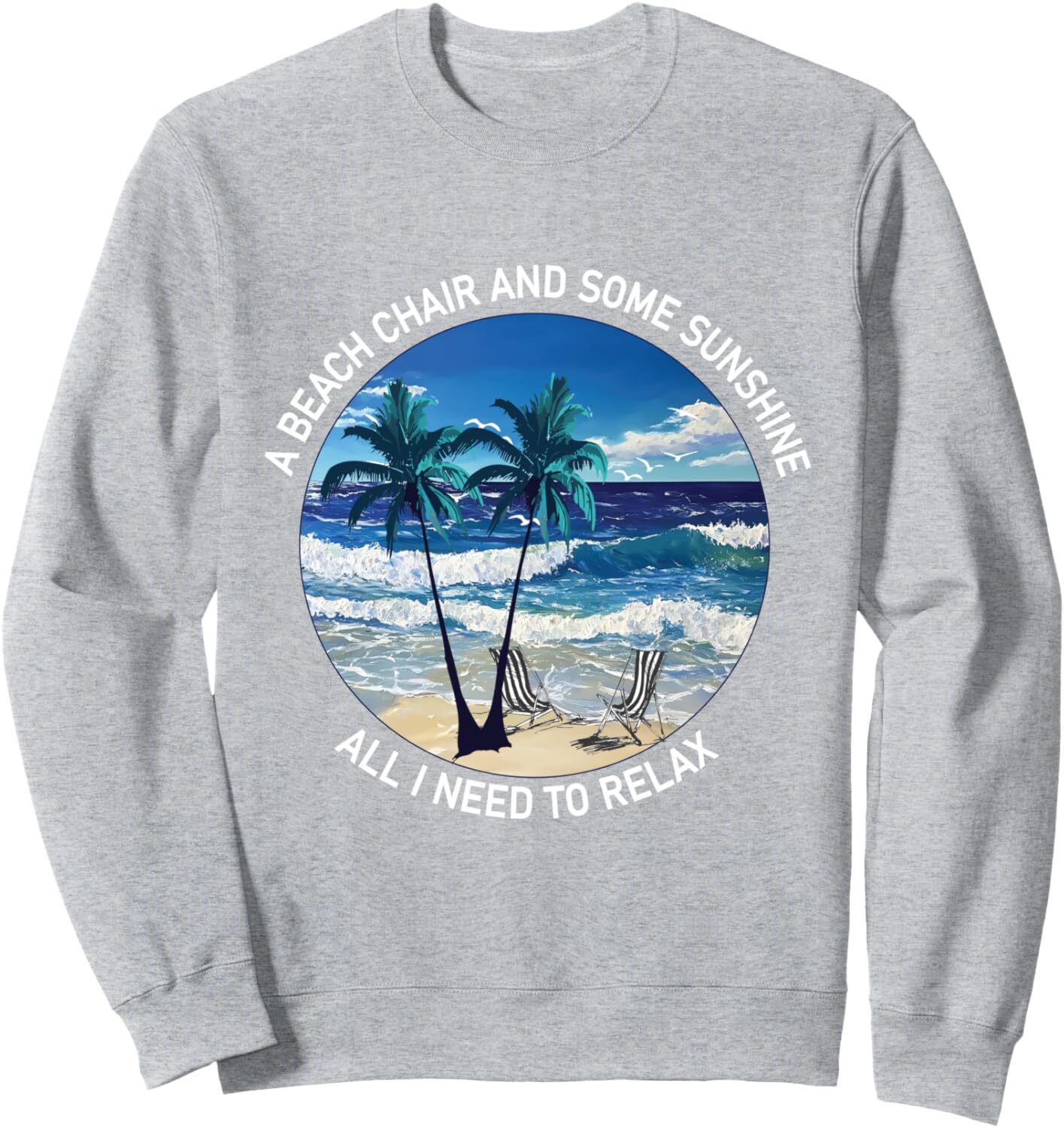 Long Sleeve Shirts for Men sweatshirt Life Is Really Good Coconut Palm Trees Retro Tropical Summer Sweatshirt T shirt Tee Streetwear Casual tops cloth