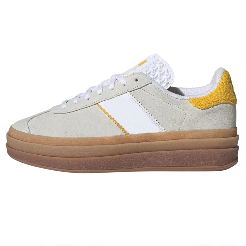 Designer Running Shoes Womens Platform Bold Cream Green Suede Leather Pink Glow Gum White Black Red Blue Yellow Flat Trainers Plate-forme Sneakers siz