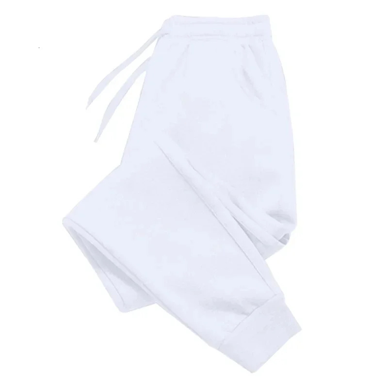 Men Long Pants Autumn and Winter Mens Casual Fleece Sweatpants Soft Sports Pants Jogging Pants 5 Colors S3XL 241128