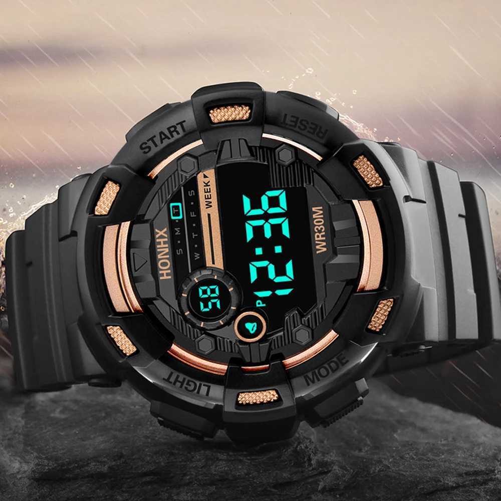 Outdoor 30M Waterproof Sports Mens Coup Fashion Popar Mens Mti Functional D Eccronics for G Sty Shock M241128