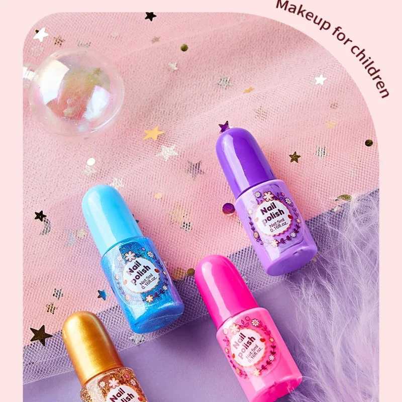 Girls safe makeup toy princess makeup eye shadow nail polish non-toxic beauty set washable fashion makeup birthday gift X2411281