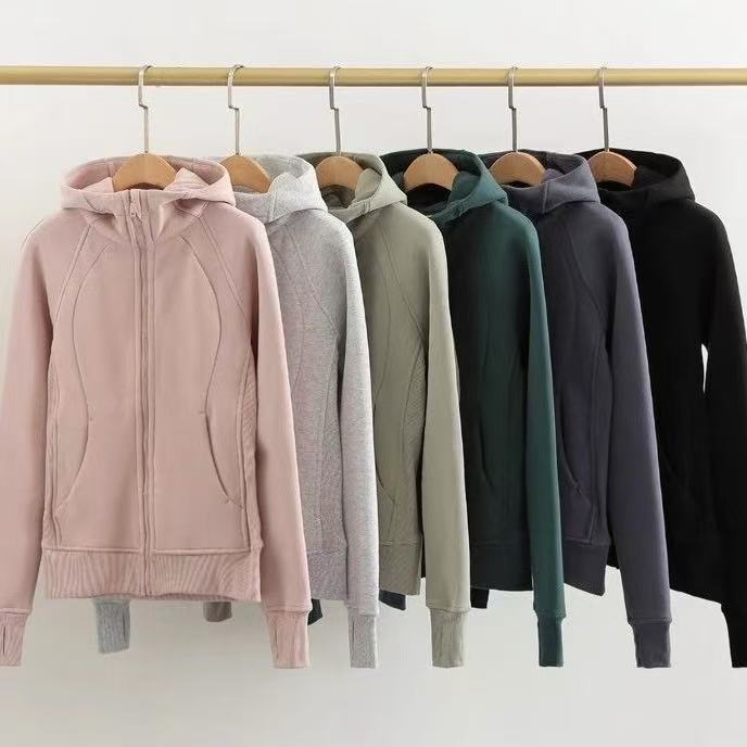 yoga set scuba yoga jacket designer hoodie gym womens jogging hoody pullover casual clothes