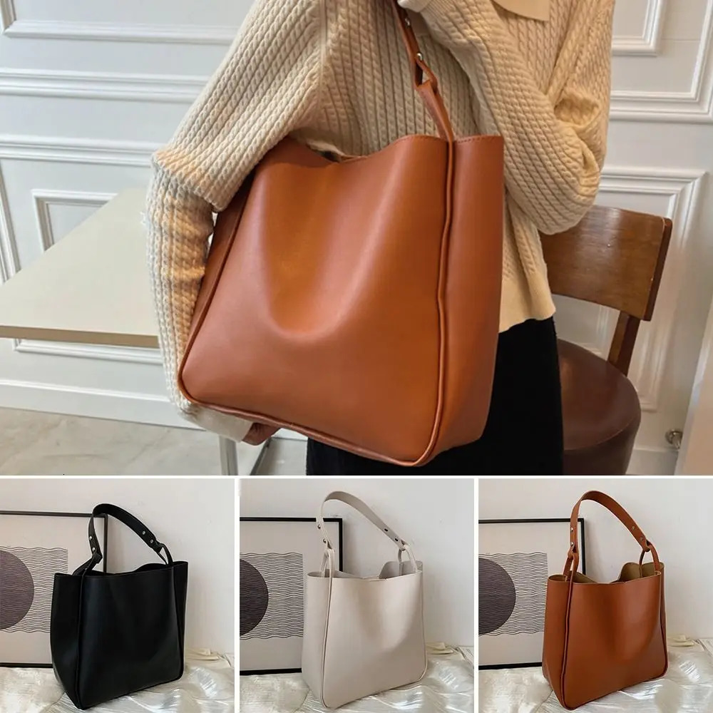2024 Women Handbags Shoulder Bags Shopping and Travel Large Capacity Females Made of Leather 241203