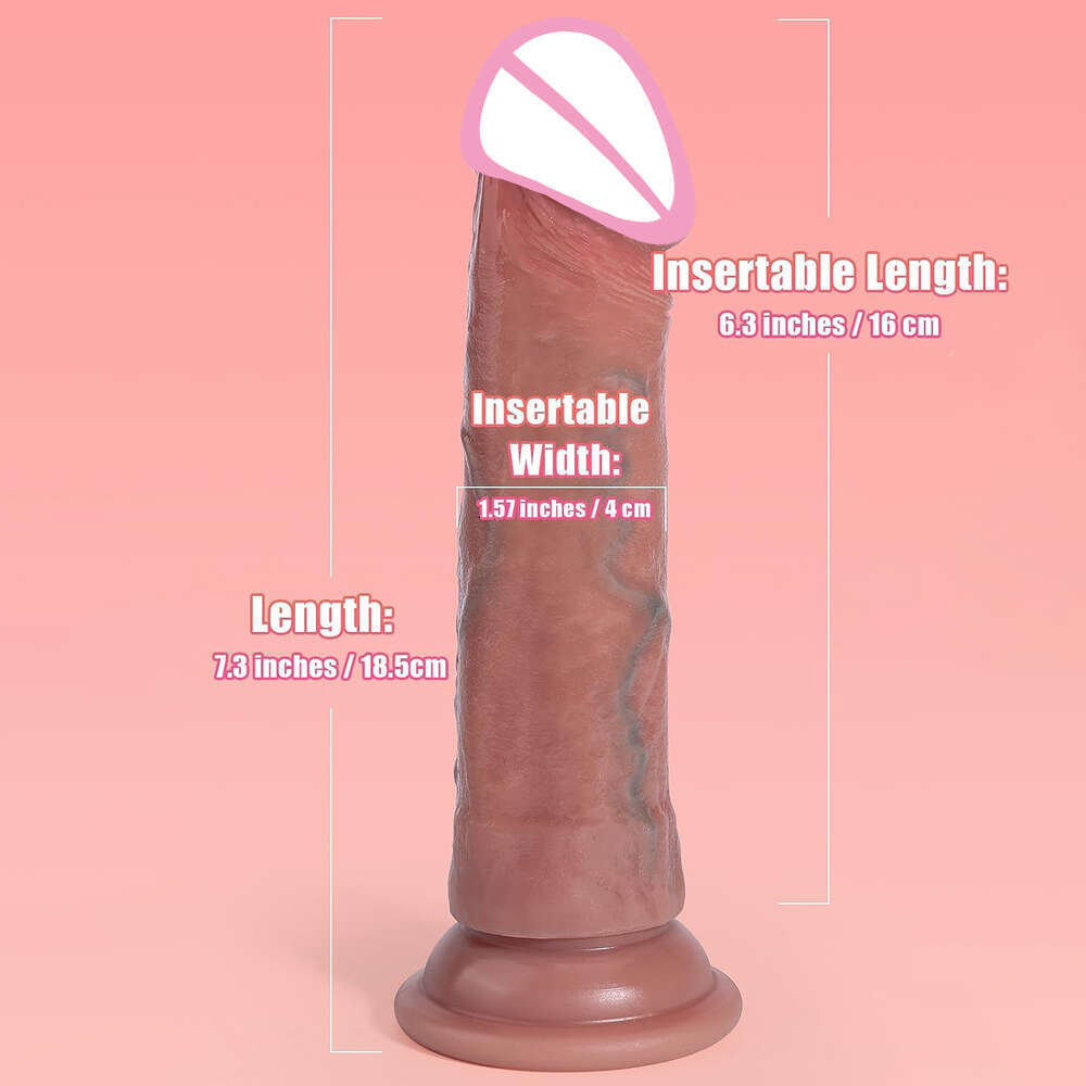 7.3 Inch Realistic Dildos Big Fake Butt Plug Women Vaginal Anal Play masturbators Adult Sex Toys For Female Gay