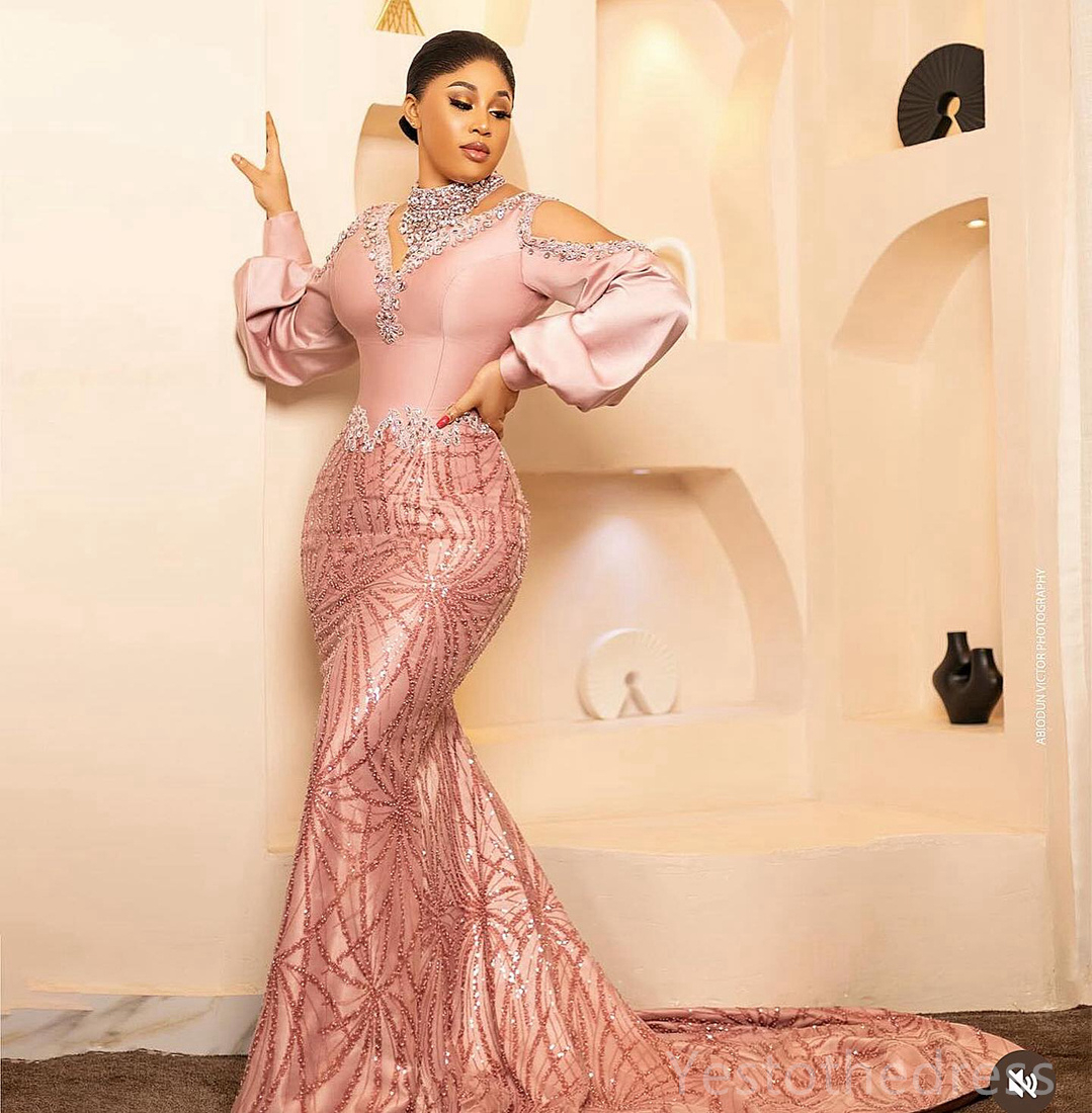 R&W 2024 Plus Size Prom Dresses for Black Women Illusion Promdress V Neck Beaded Lace Rhie Decorated Birthday Party Dress Second Reception Gowns Engag