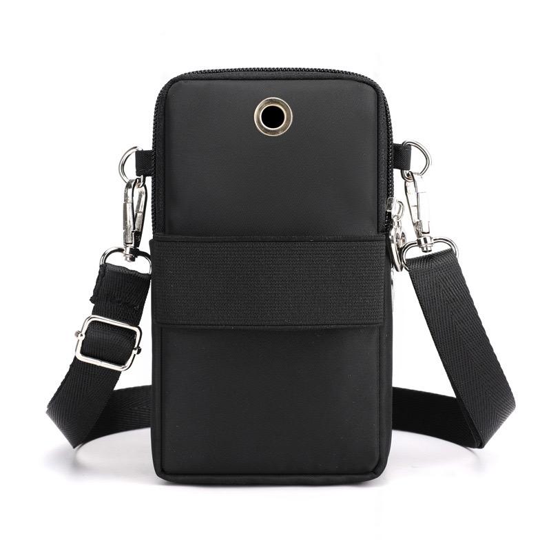 Mobile women's crossbody 2024 new Korean version versatile mini bag, mobile phone bag with hanging neck, zero New wallet, vertical