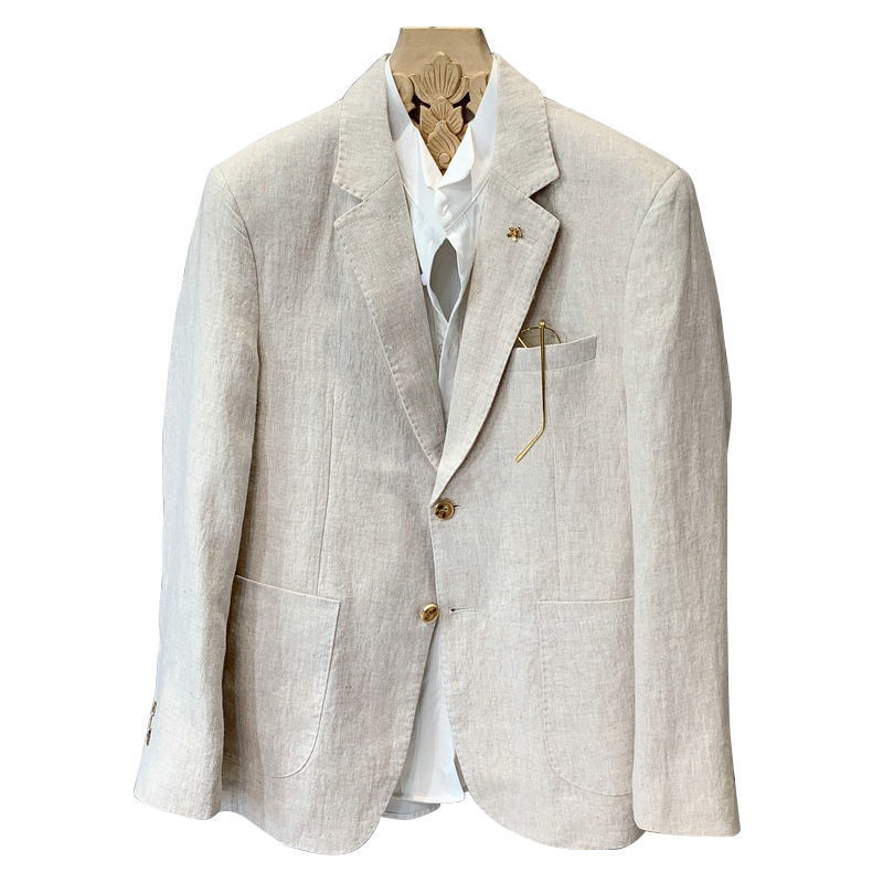 K716 Men's Slim Fit Three-Piece Suit - Professional Business Trend Wedding Dress