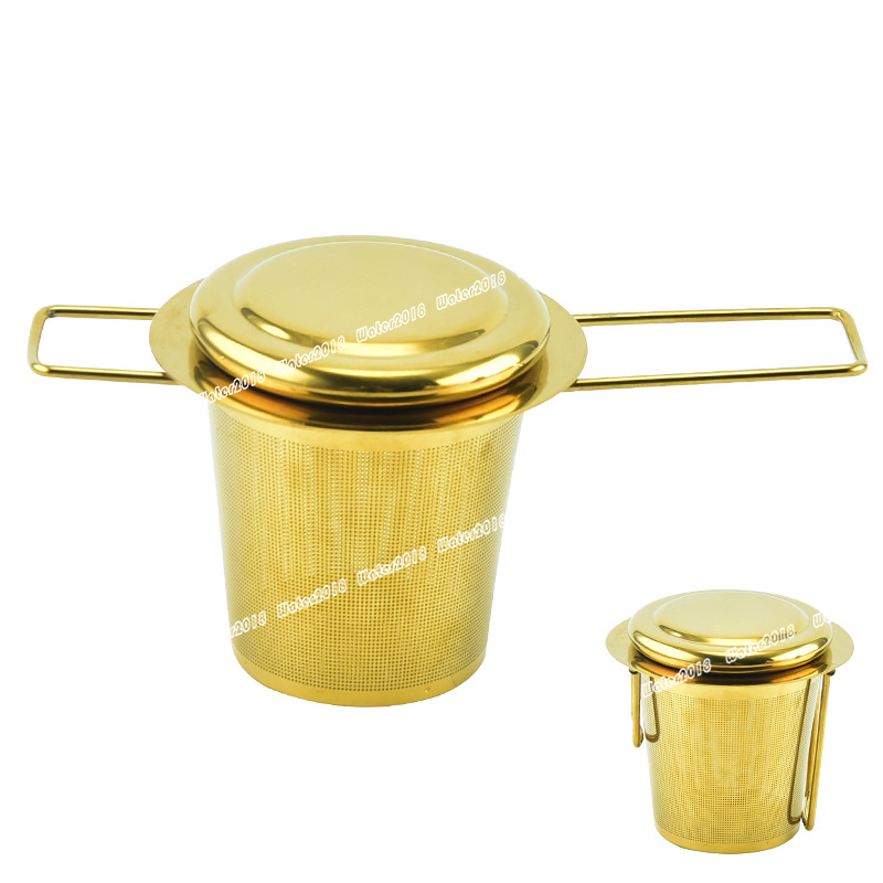 304 Stainless Steel Teas Strainer Tools Tea Infuser Home Coffee Vanilla Spice Filter Diffuser 2 Colors