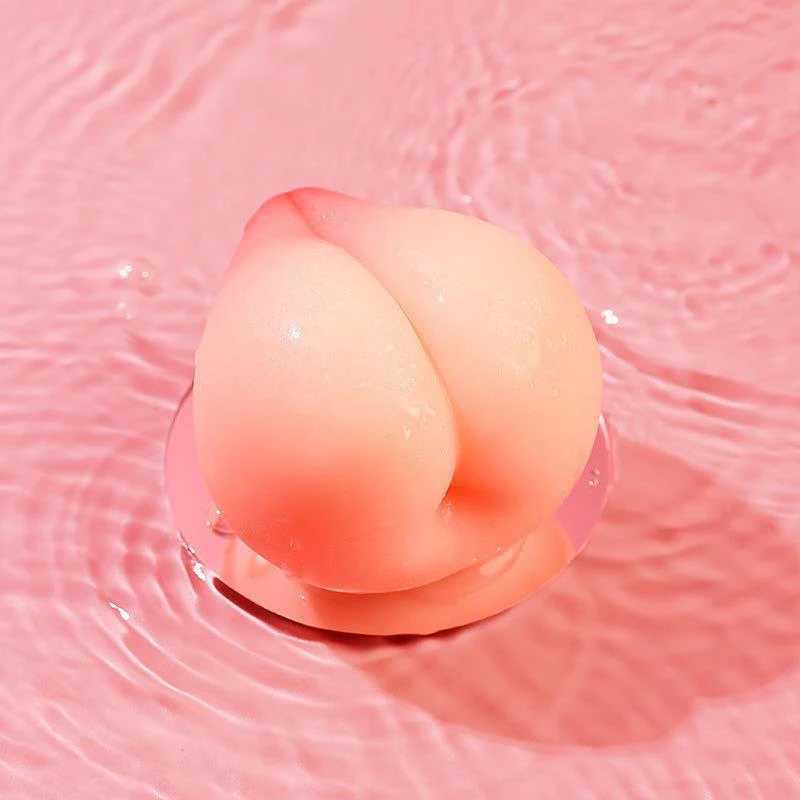 Juicy Peach Soft Decompression Squeeze Release Ball Decompression Tool Simulation Peach Silicone Toy Handmade Gift Fidget ToyXJ241129