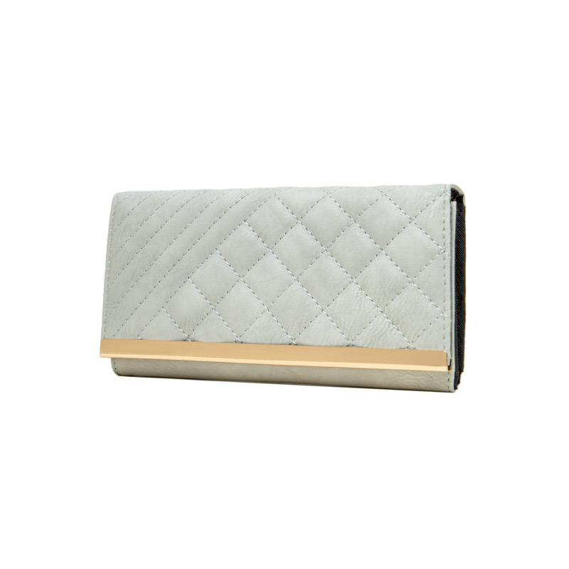 2025 new Korean version classic small fragrance style women's wallet embroidered thread multi card zipper bag long handbag zhanyishengli
